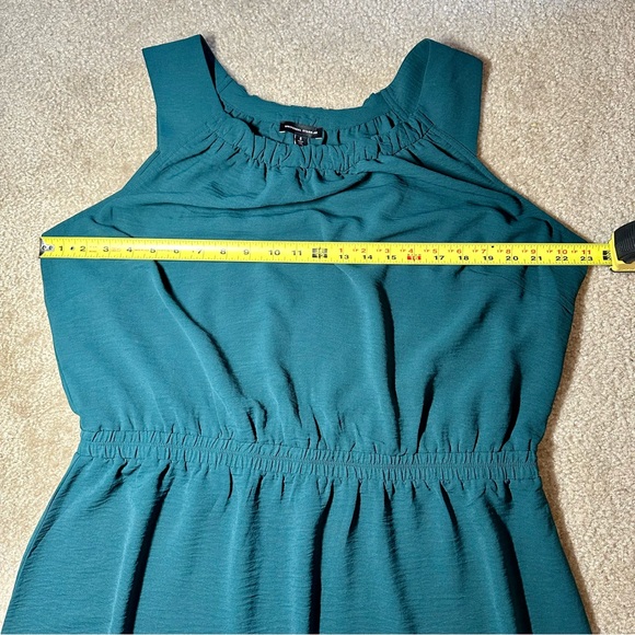 Universal Standard Isola Crinkle Crepe Dress, Sea Moss Green, Size 14-16, EUC - Picture 3 of 9